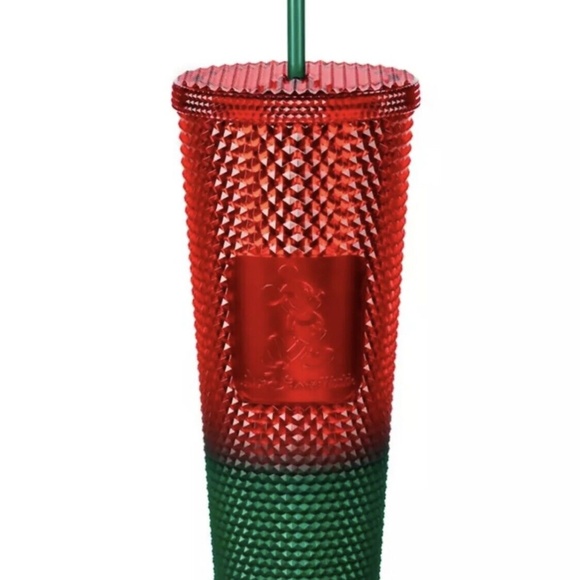 2022 Disney Park 50th Anniversary Christmas Mickey Studded Starbucks Tum… - Picture 2 of 6